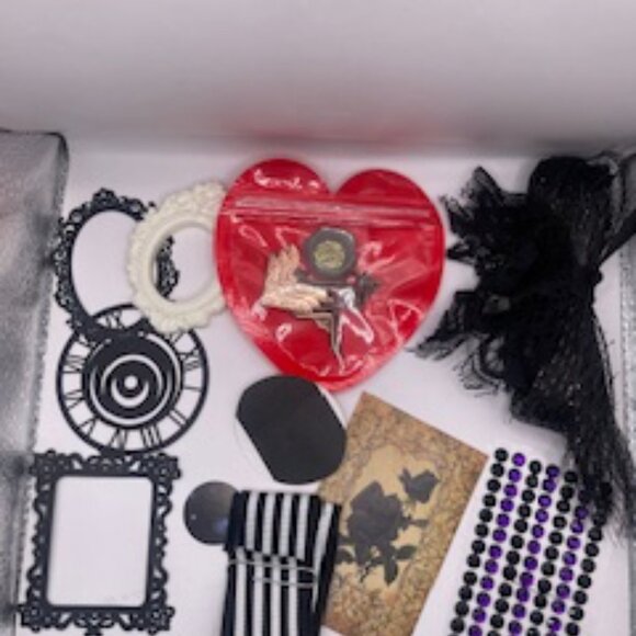 🖤Wednesday Addams Junk Journal Kit: A Spooky DIY Crafting Adventure New🖤 - Picture 5 of 13